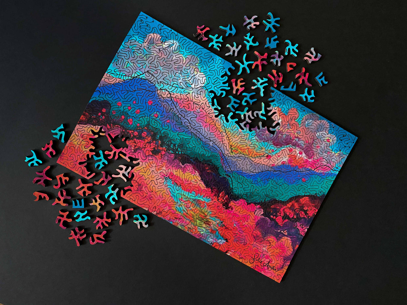 Abstract Art Wood Jigsaw Puzzles