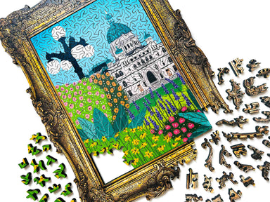 Garden City Wood Jigsaw Puzzle - Puzzle Lab