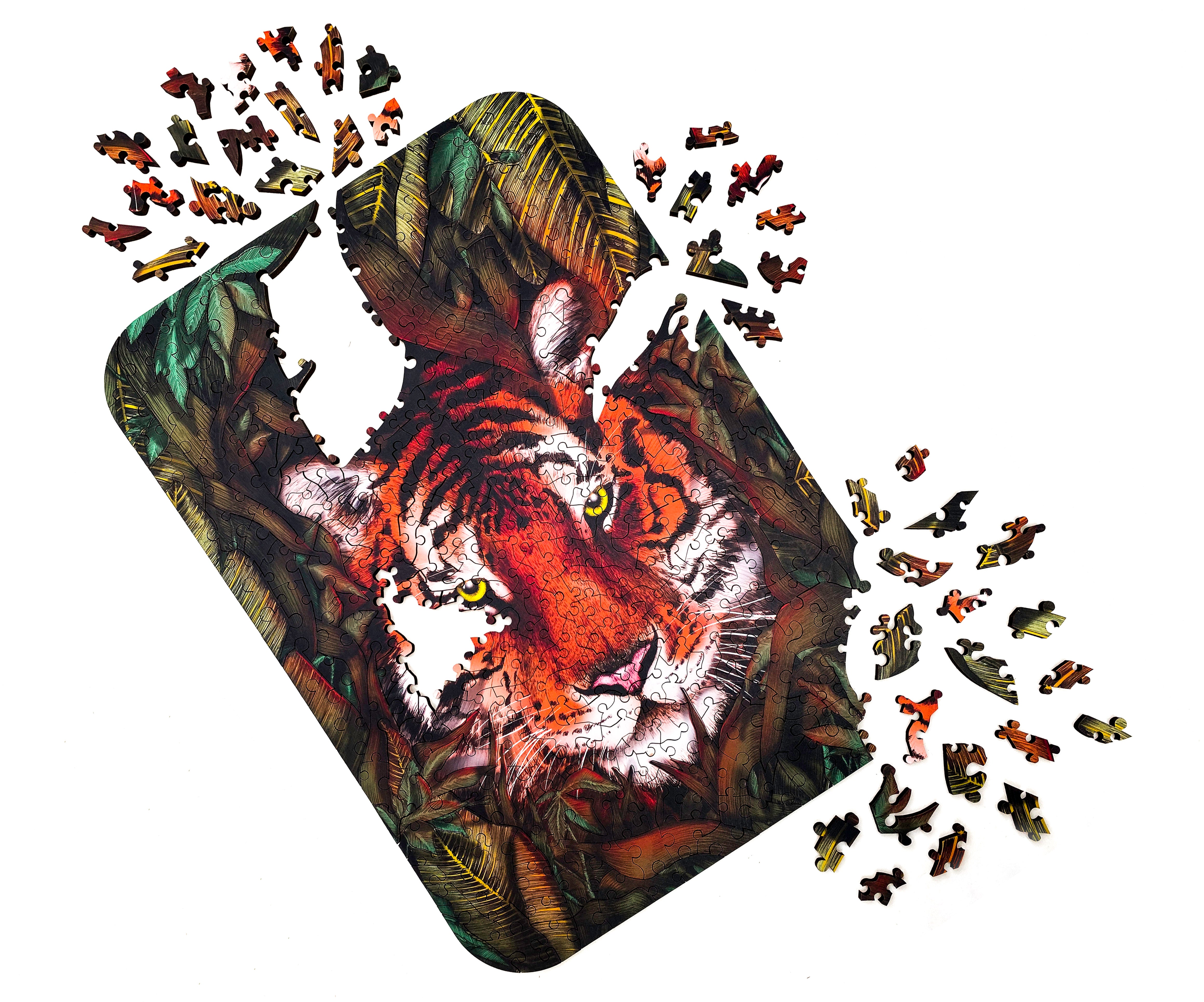 Tiger Majesty Wood Jigsaw Puzzle - Puzzle Lab