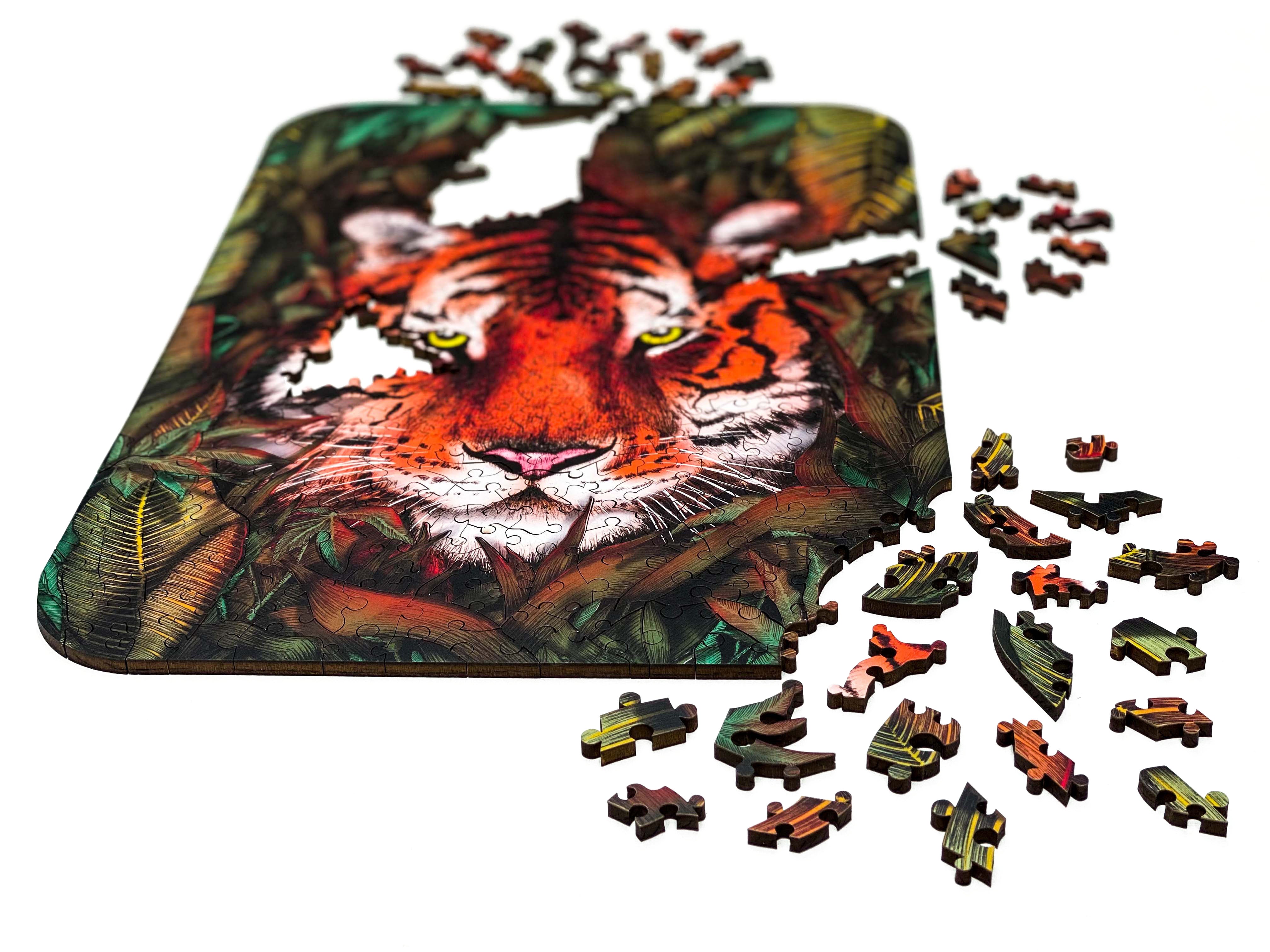 Tiger Majesty Wood Jigsaw Puzzle - Puzzle Lab