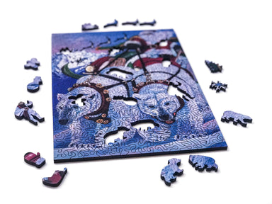 Polar Express Wood Jigsaw Puzzle - Puzzle Lab