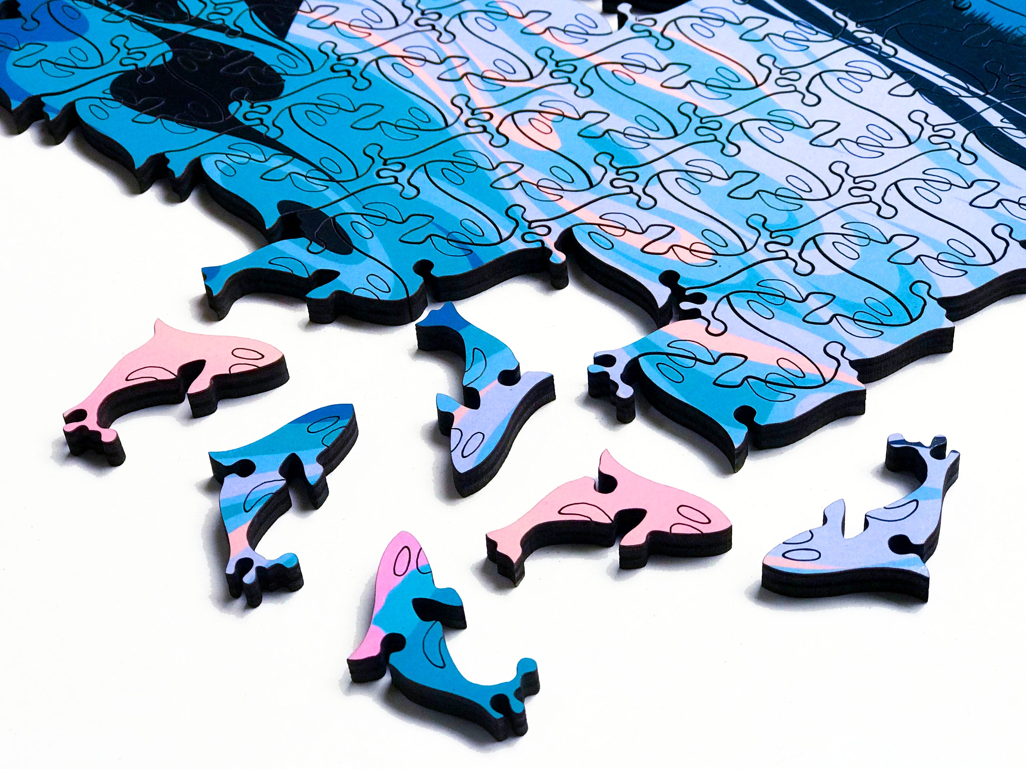 Rise Wood Jigsaw Puzzle - Puzzle Lab
