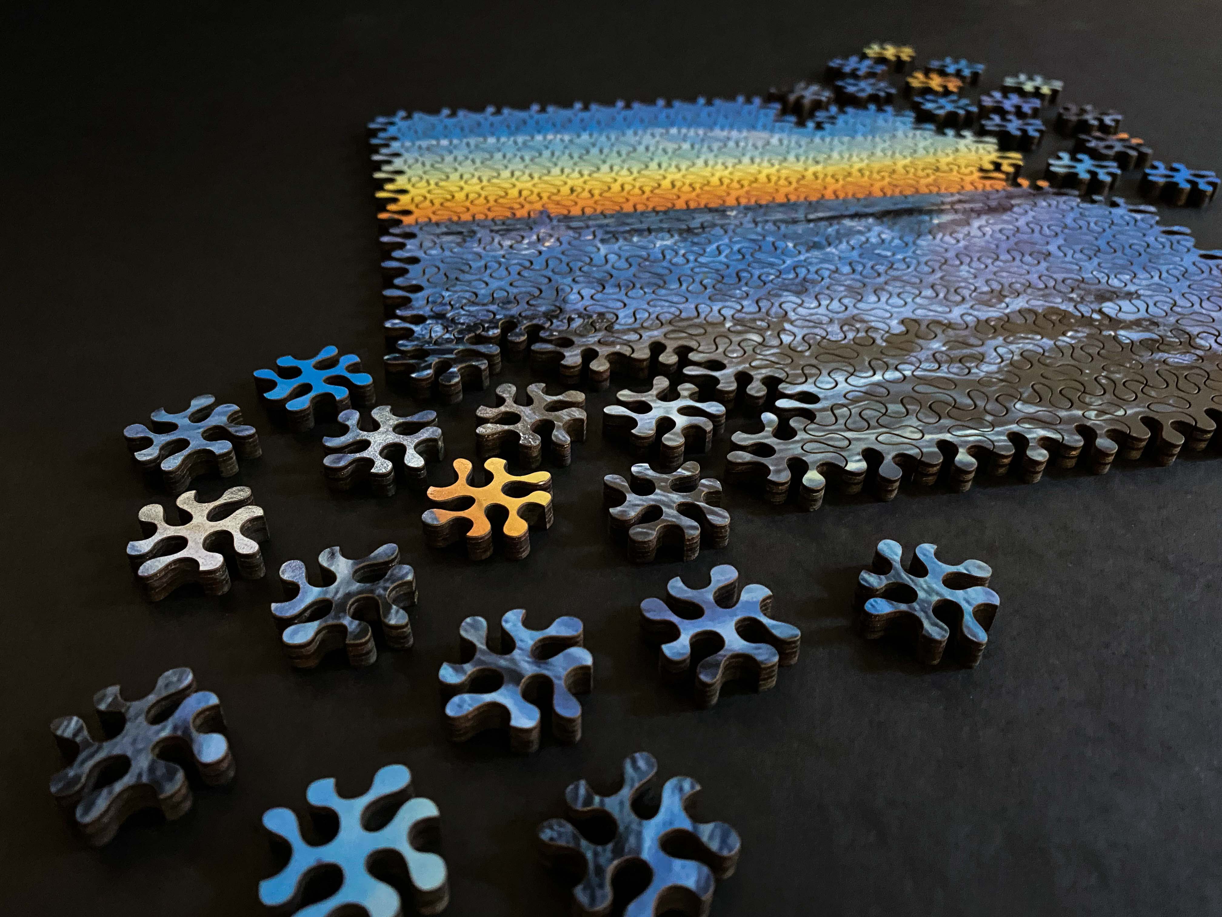 Morning Wave Wood Jigsaw Puzzle - Puzzle Lab