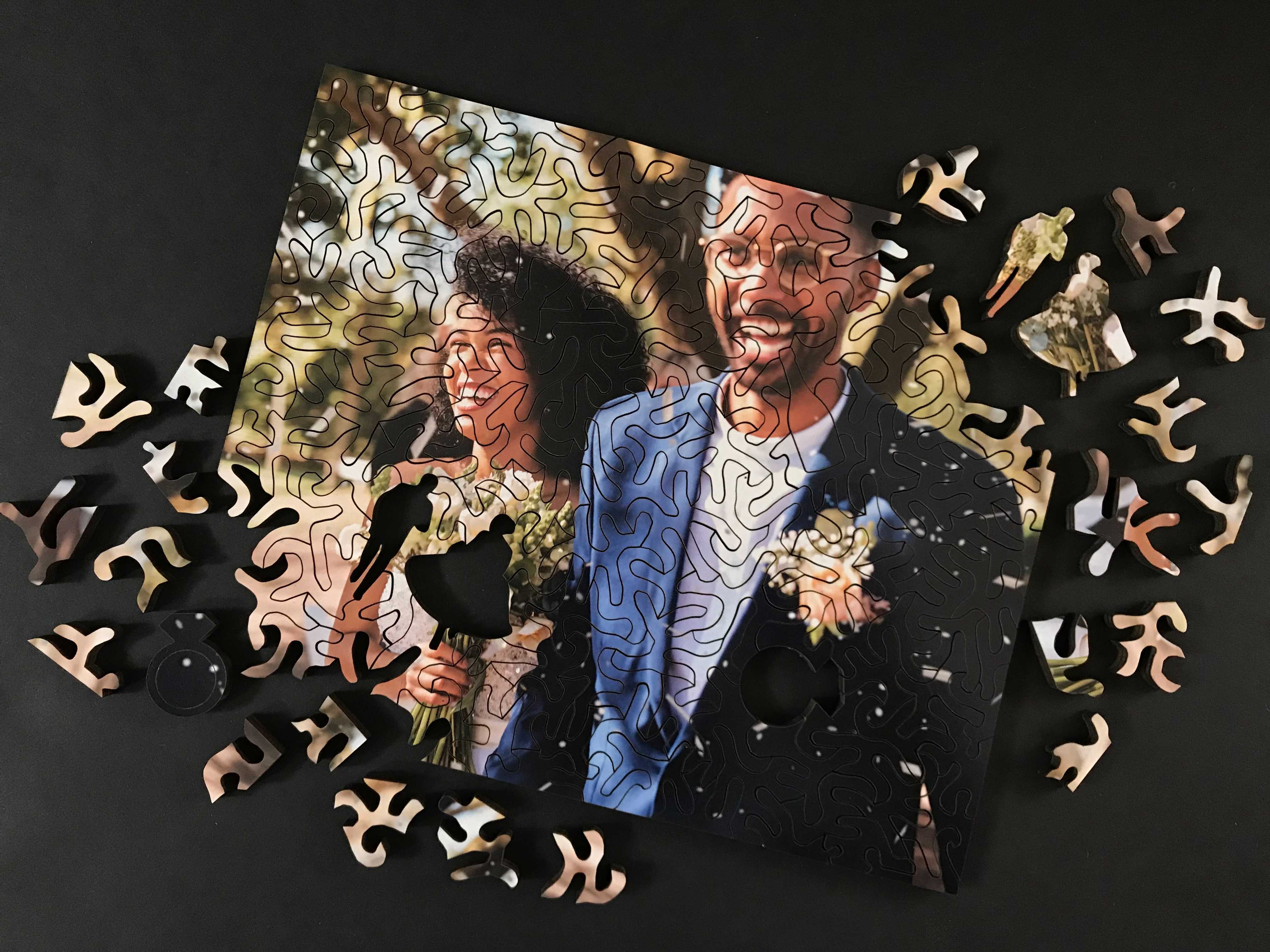 Custom Wedding & Anniversary Wooden Jigsaw Puzzle - Puzzle Lab