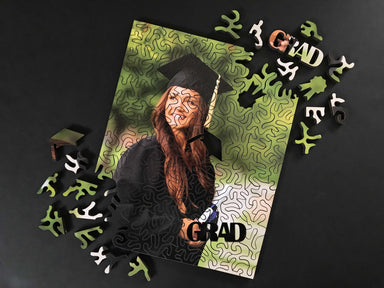 Custom Graduation Wooden Jigsaw Puzzle - Puzzle Lab