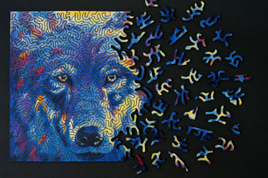 Wild Wolf Wood Jigsaw Puzzle - Puzzle Lab